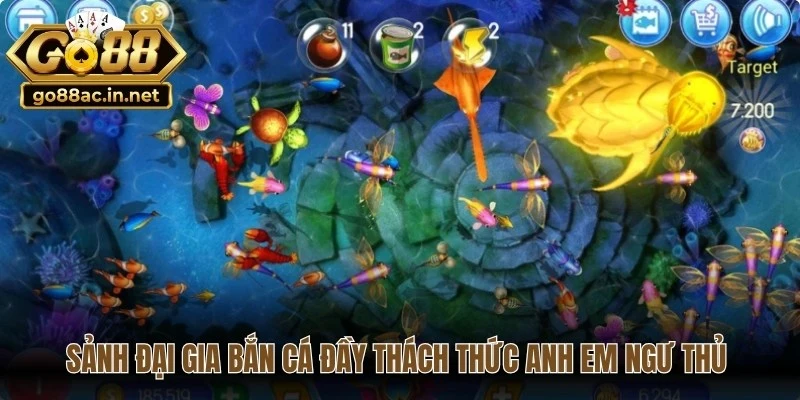 Sảnh đại gia bắn cá đầy thách thức anh em ngư thủ săn thưởng