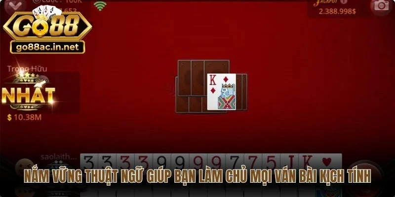 Nắm vững thuật ngữ giúp bạn làm chủ mọi ván bài kịch tính
